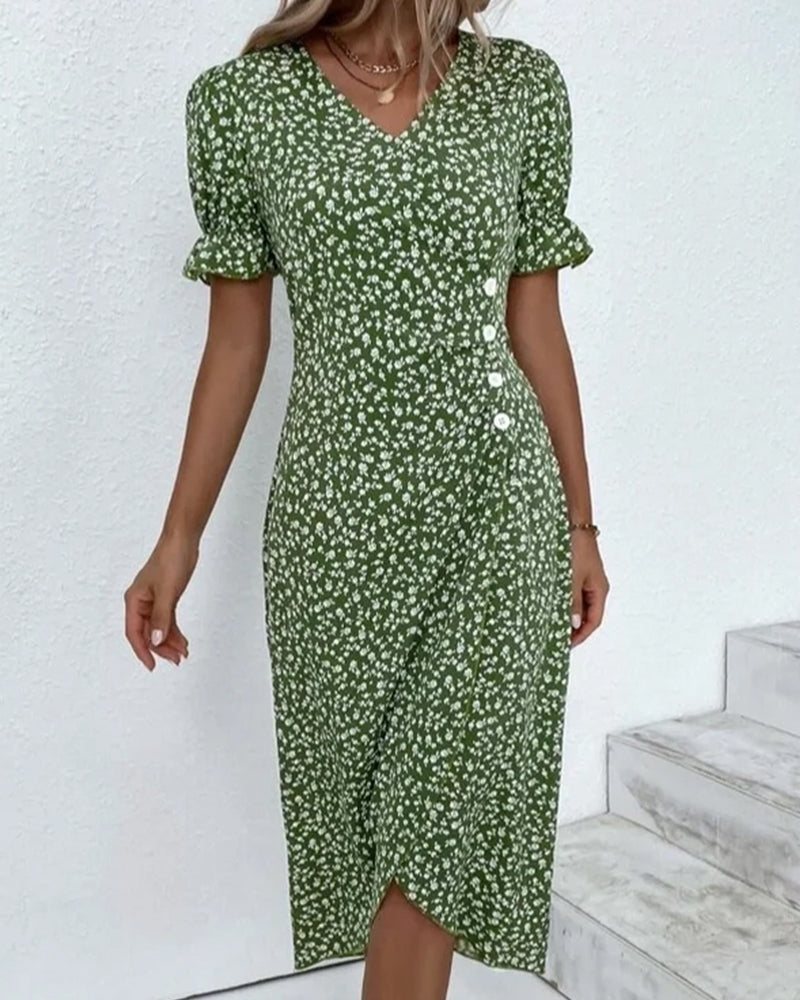 Valenzora | Floral Pattern Dress