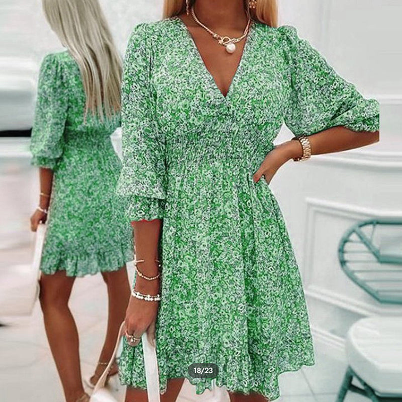 Sophie™ – Geblümtes Chiffonkleid