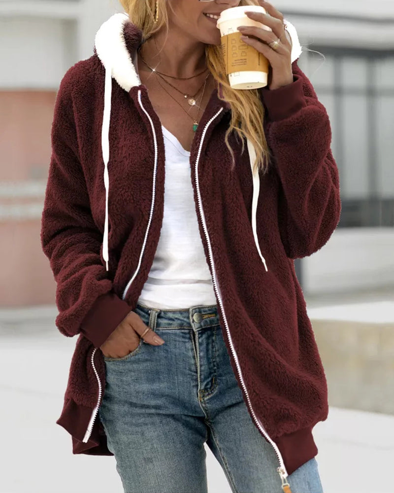 Valenzora | Hooded jacket with zipper