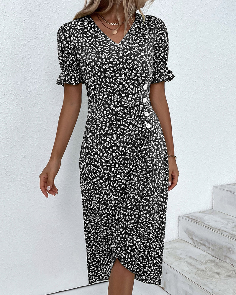 Valenzora | Floral Pattern Dress