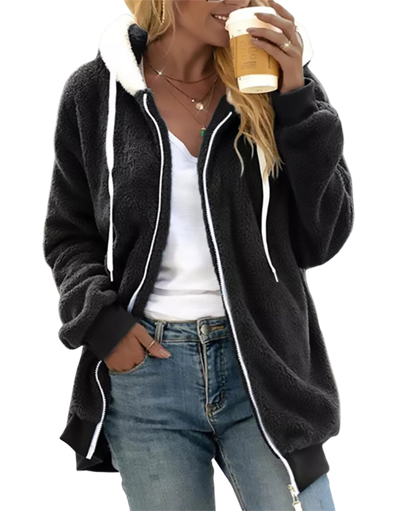Valenzora | Hooded jacket with zipper