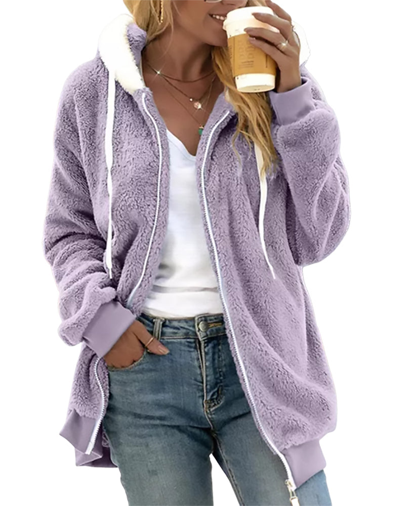 Valenzora | Hooded jacket with zipper