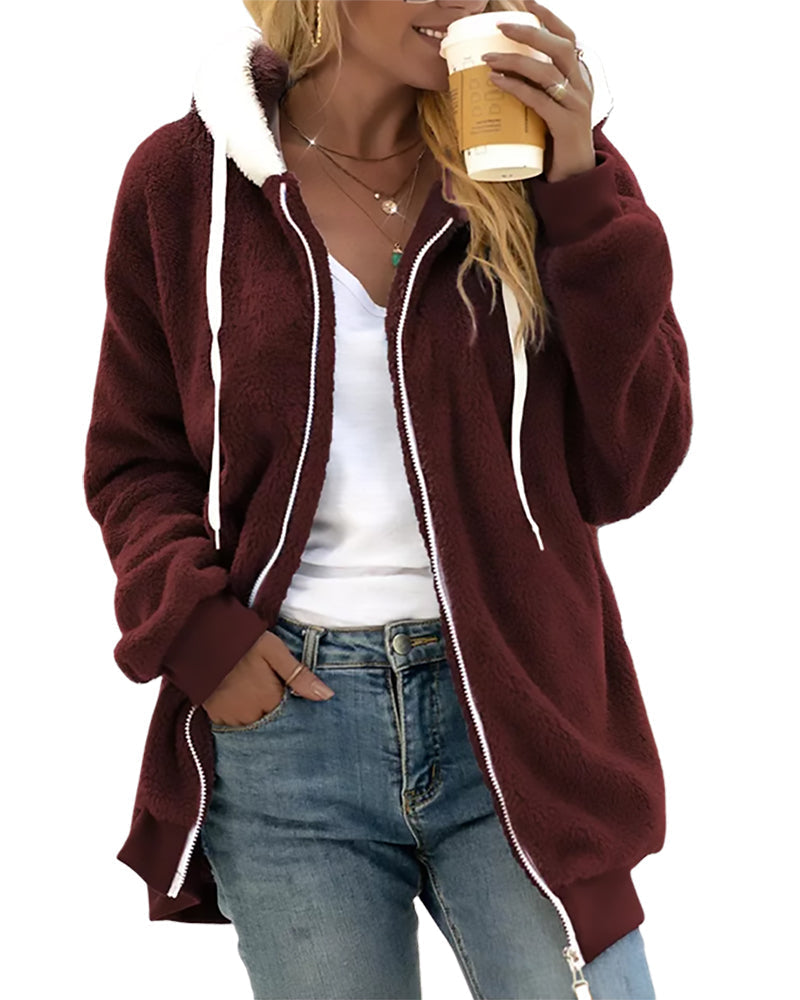 Valenzora | Hooded jacket with zipper