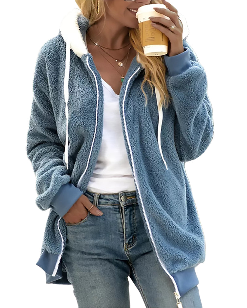 Valenzora | Hooded jacket with zipper