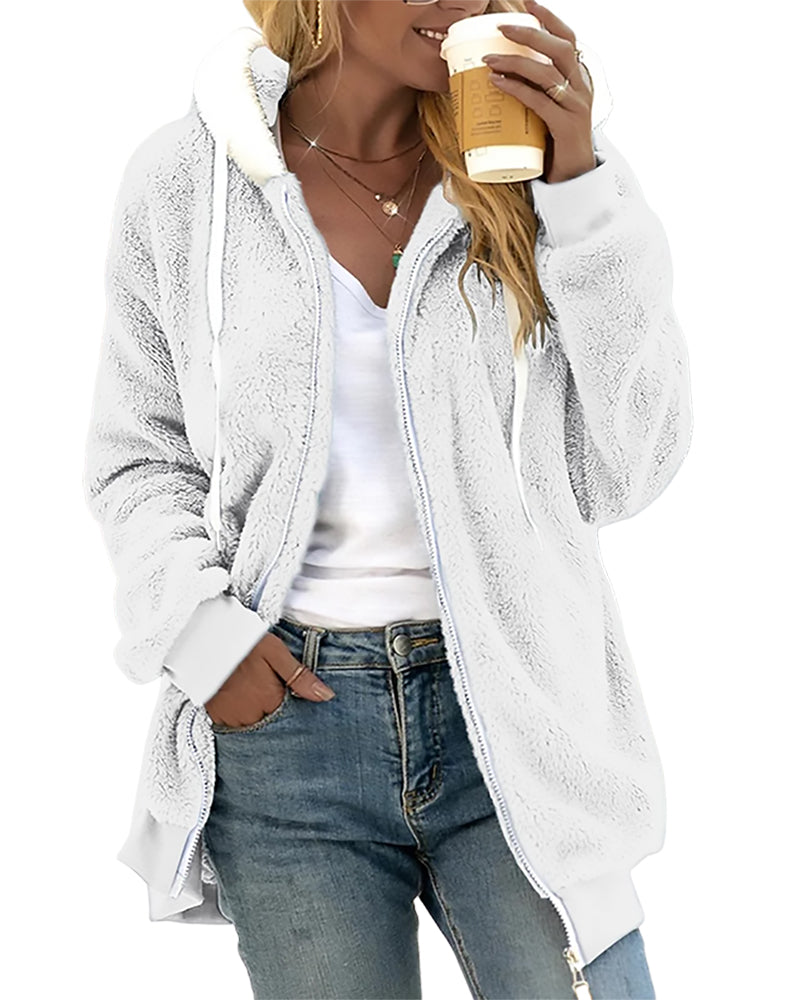 Valenzora | Hooded jacket with zipper