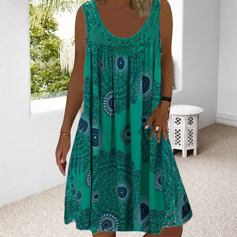 Valenzora | Sleeveless Plus Size Summer Dress