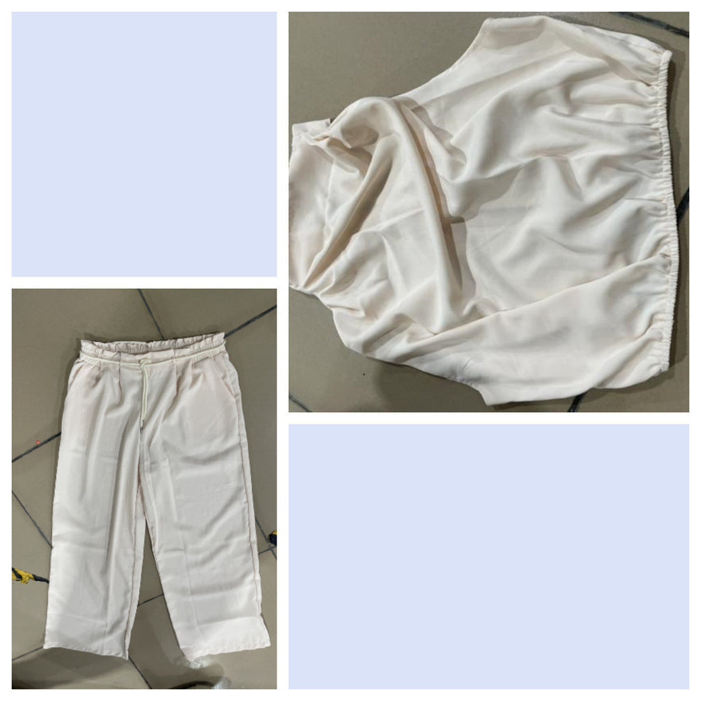 Valenzora | Casual Sleeveless Top with Midriff and Wide Legs 2-Piece Set Women's Clothing