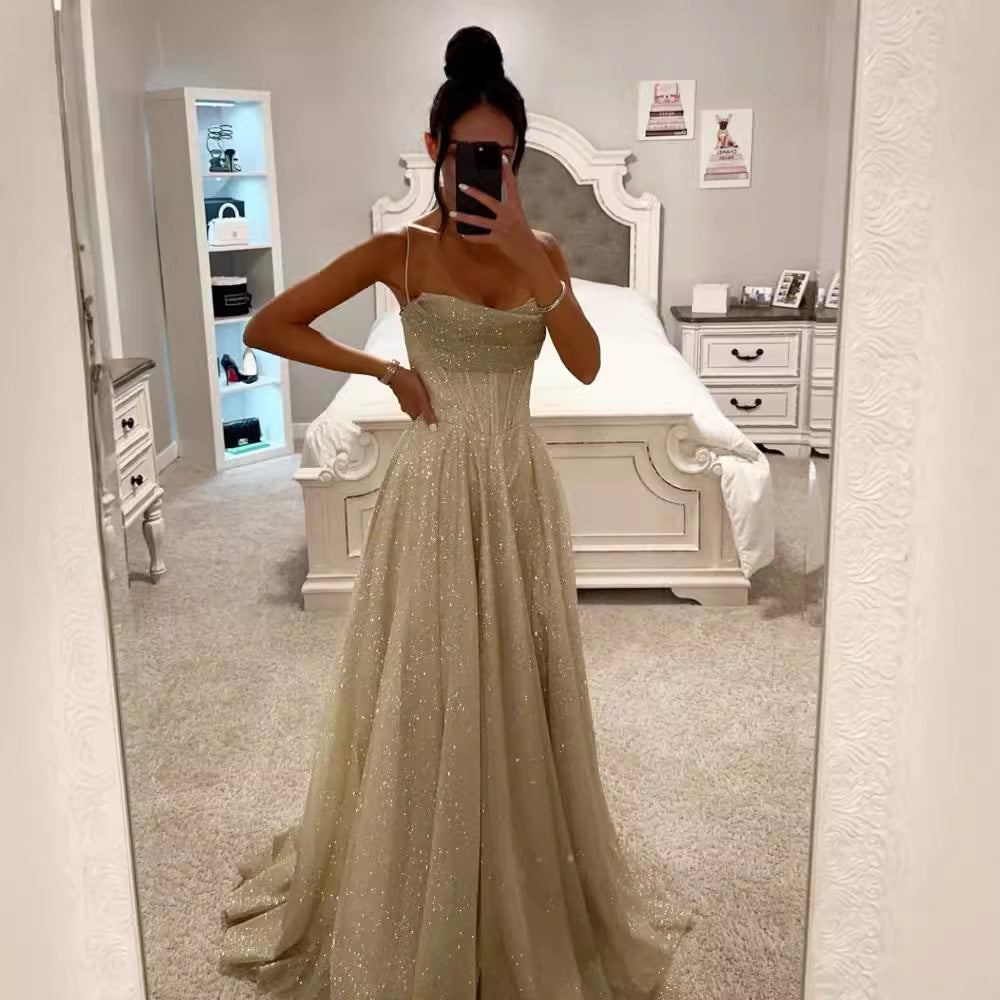 Valenzora | Fließendes Kleid mit Trägern