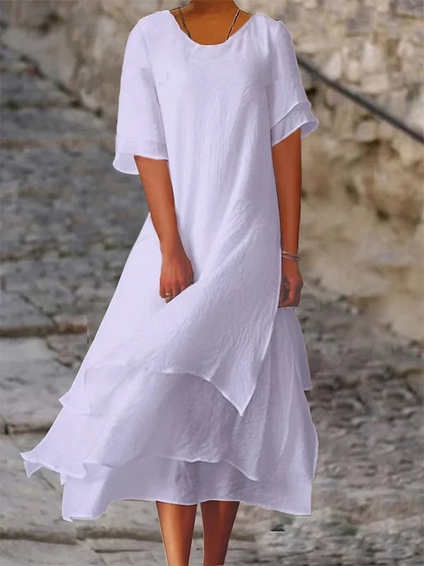 Valenzora | Elegantes Kleid mit seitlichem Schlitz
