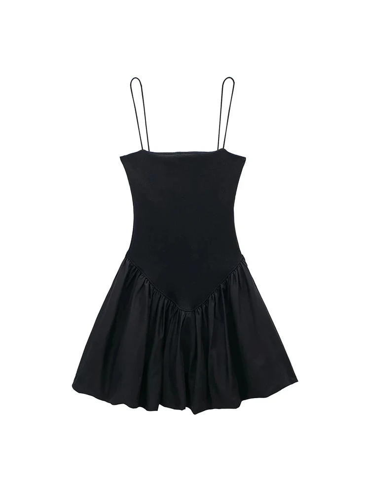 Sophia™ Popeline-Minikleid mit Puffärmeln