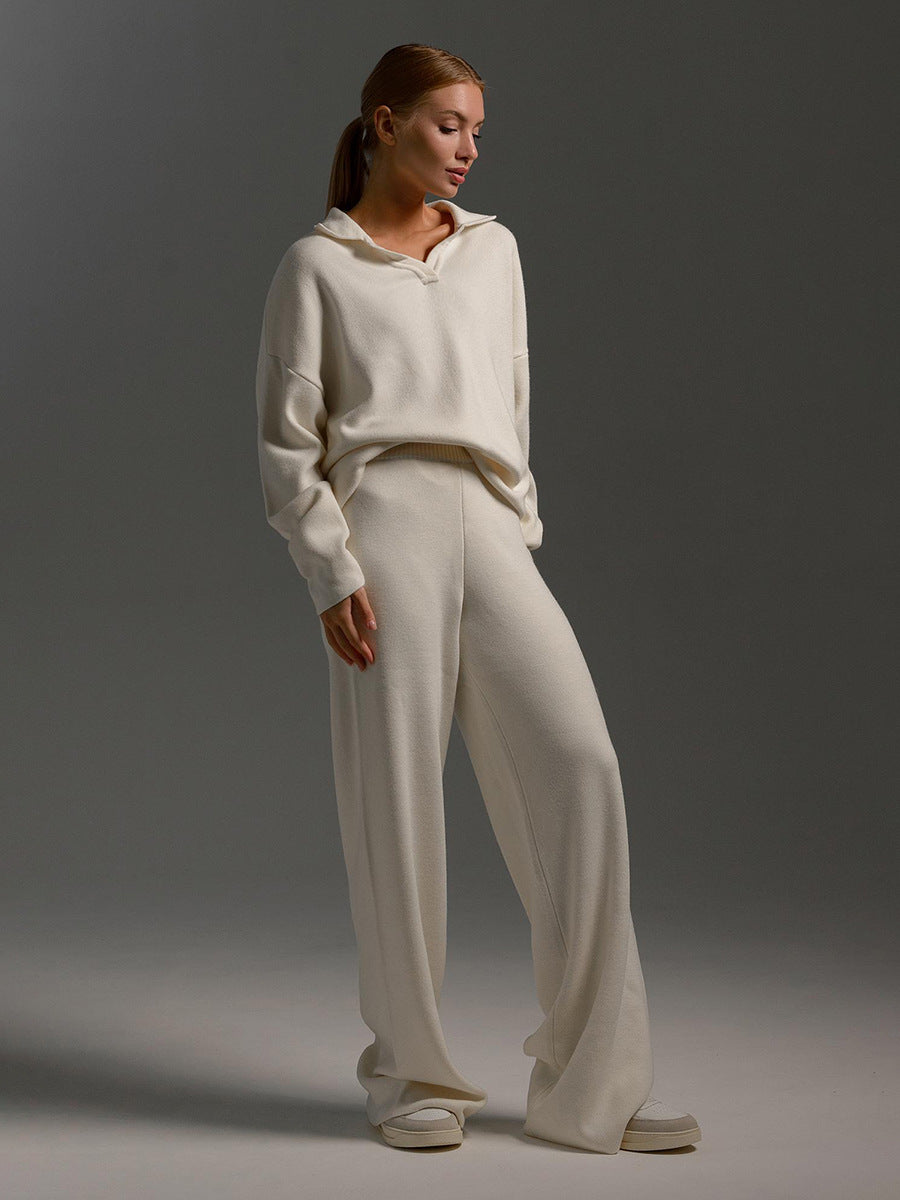 Valenzora | Hose und Strickpullover Set