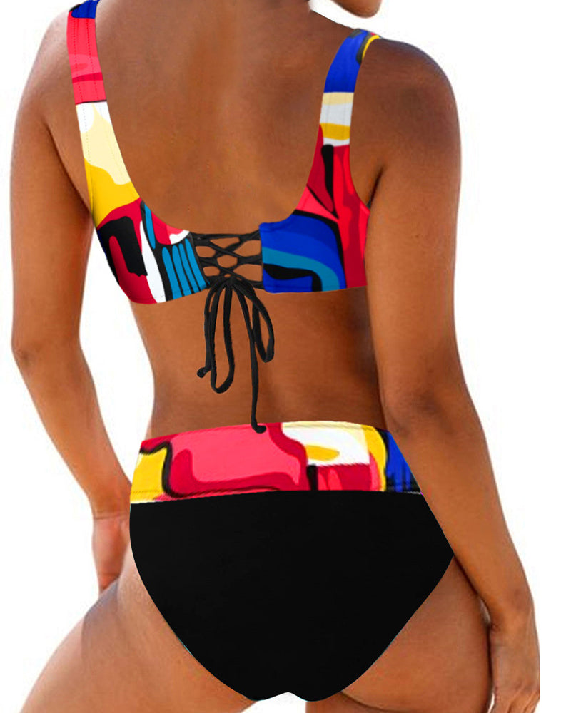 Valenzora | Bikini with Colorful Swimsuit