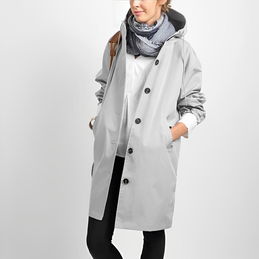 Valenzora | Stylish waterproof rain jacket with
