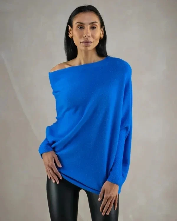 Mariemi™ - Asymmetrically Draped Sweater