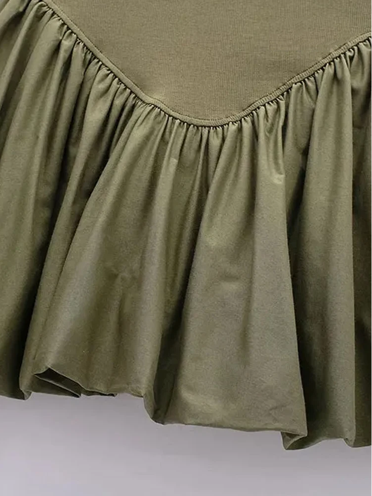 Sophia™ Popeline-Minikleid mit Puffärmeln