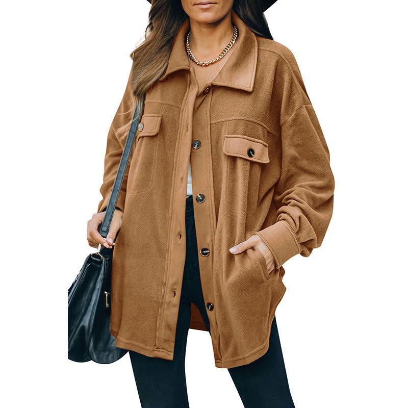 Valenzora | Fleece-Knopfjacke