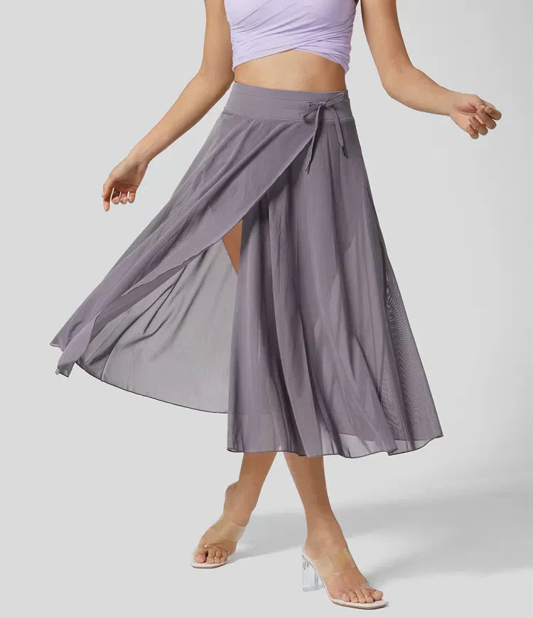 2-in-1-Tüllrock mit hoher Taille