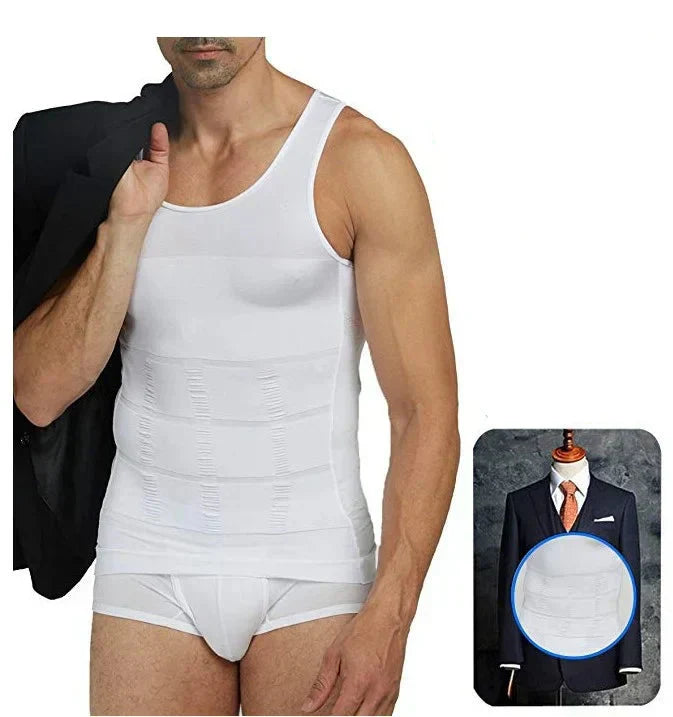 Valenzora | Slim Fit Kompressions-Body Shaper mit Bauchkontrolle und unsichtbarem Unterhemddesign