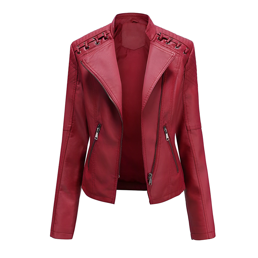 Valenzora Allrounder: The ElegantAura leather jacket