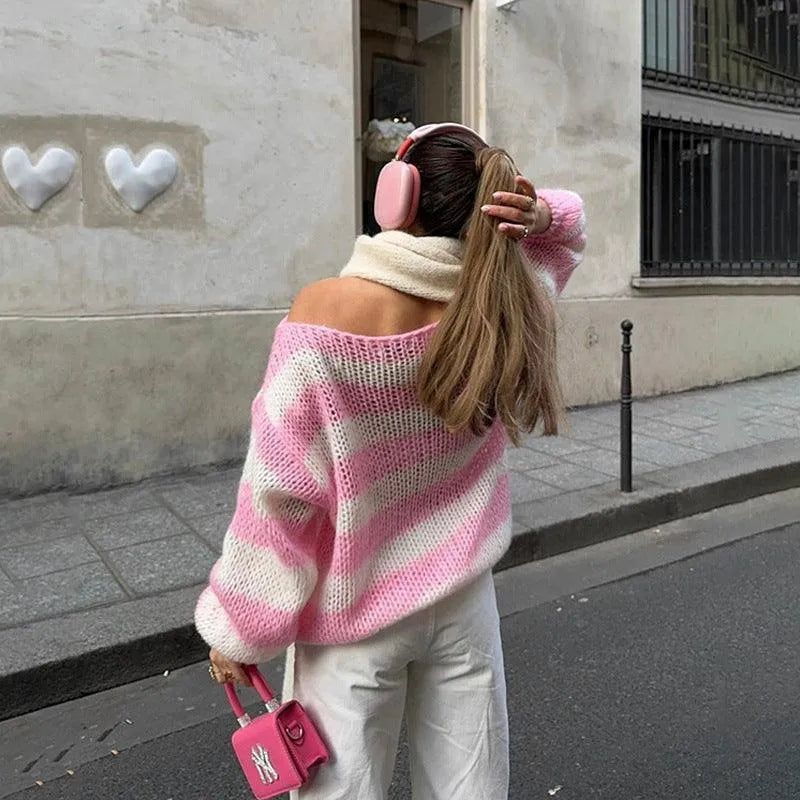 Valenzora | Striped Sweater