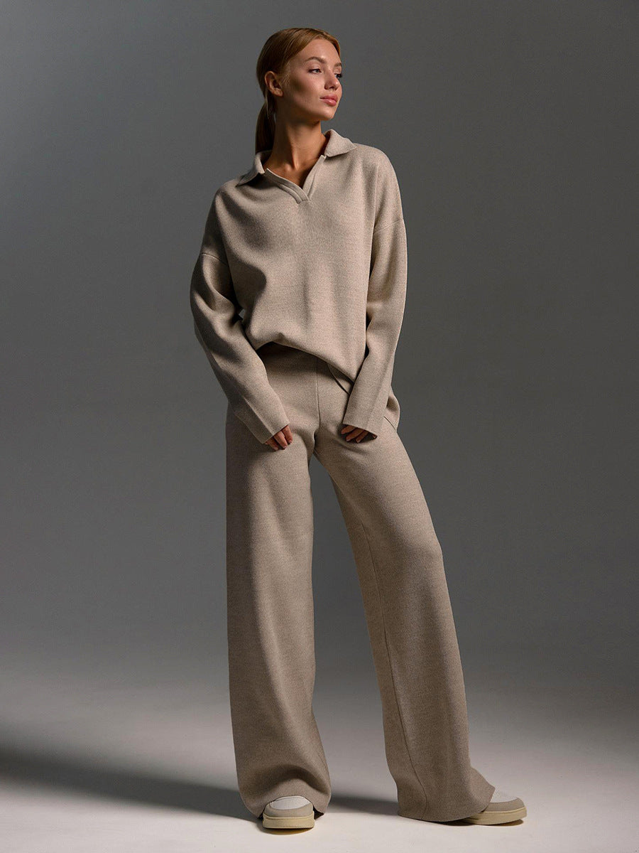 Valenzora | Hose und Strickpullover Set