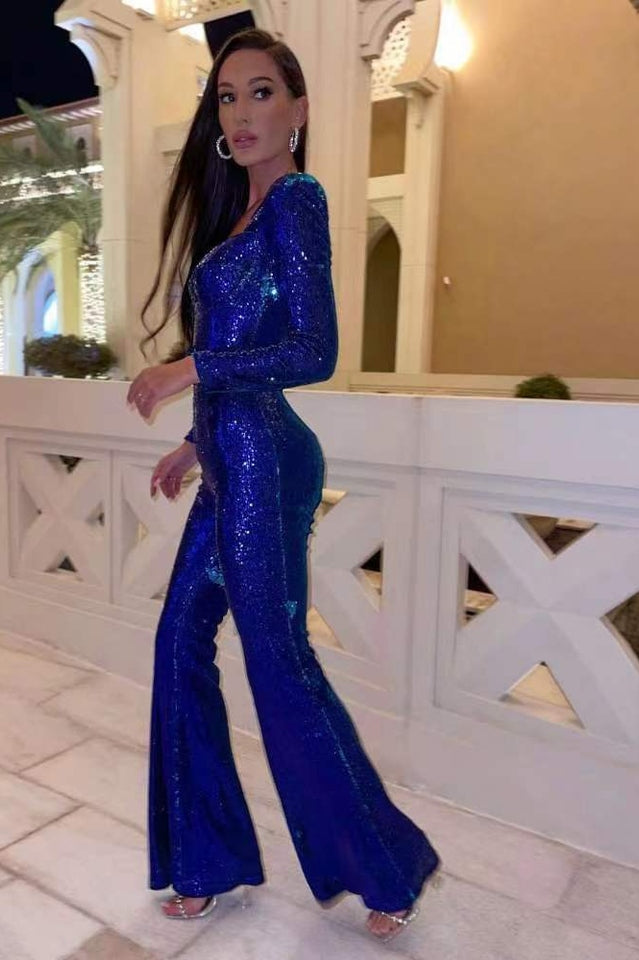 Valenzora Marissa Sequin Jumpsuit