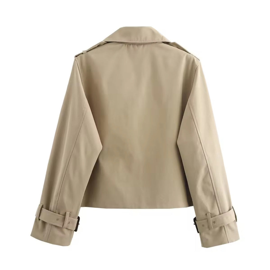 Valenzora | Shortened trench coat