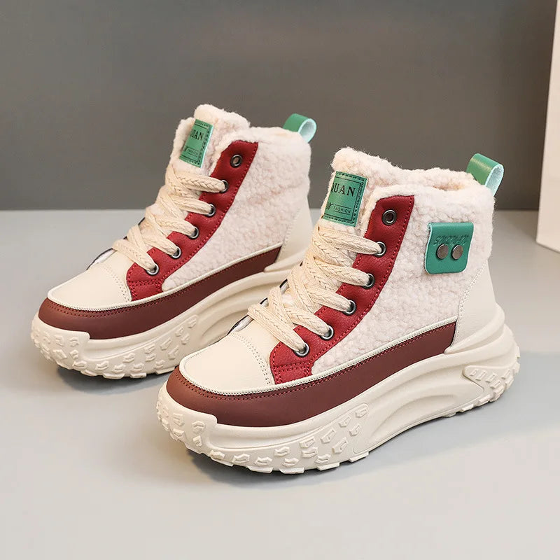Valenzora | Waterproof Plush Ankle Boots