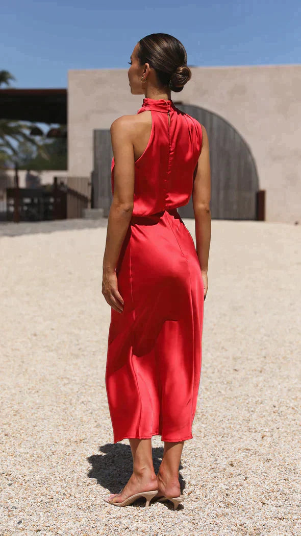 Valenzora | Elegant satin dress