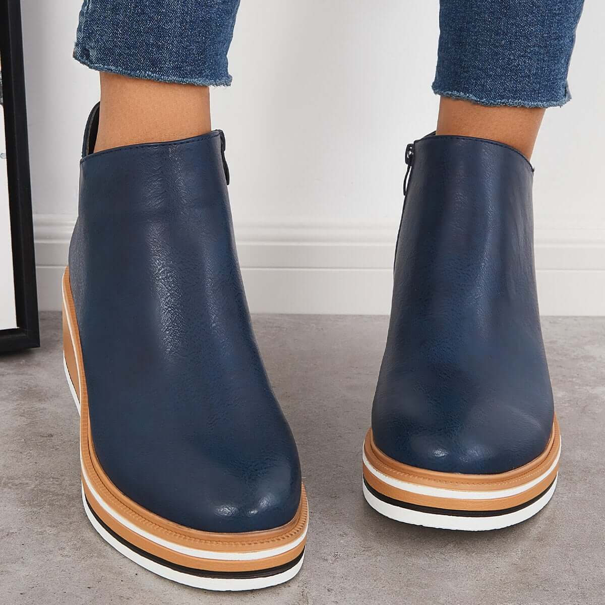 Valenzora | Stylish Autumn Orthopedic Ankle Boots for Women