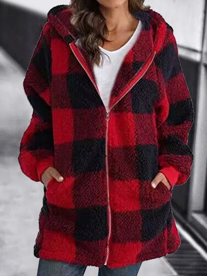 Lässiger Hoodie in großen Größen für Damen