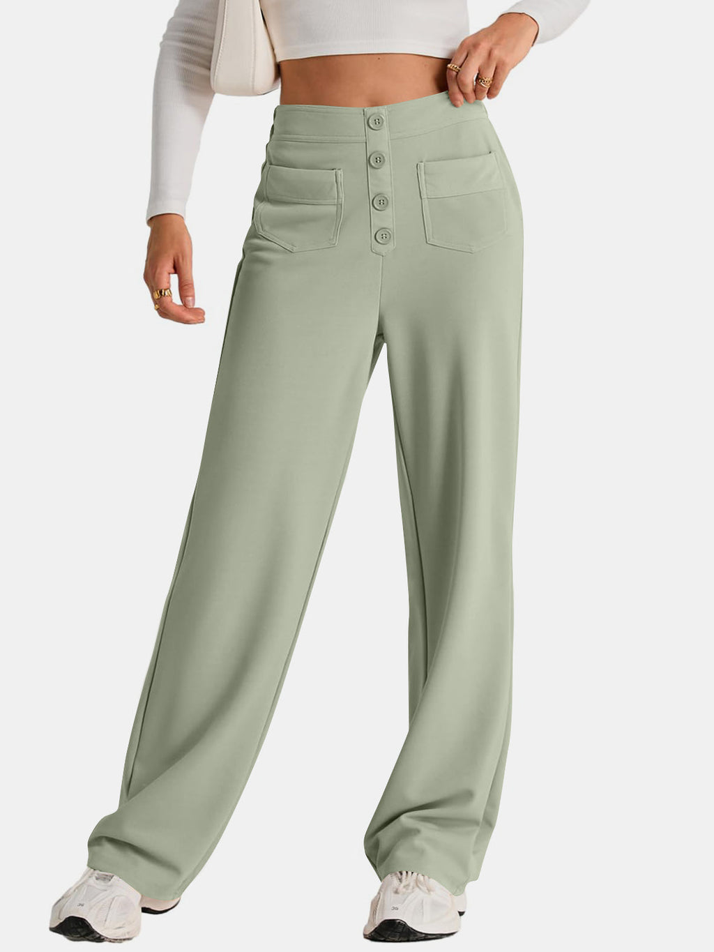 Valenzora | Weite Hose mit Taschen, elegant und bequem