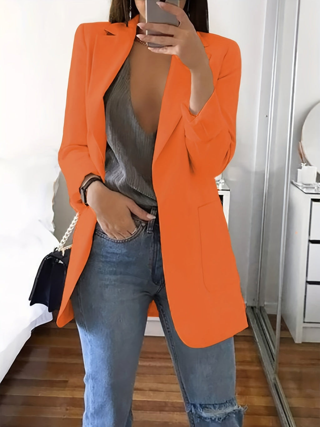 Valenzora | Lässiger Blazer in großen Größen