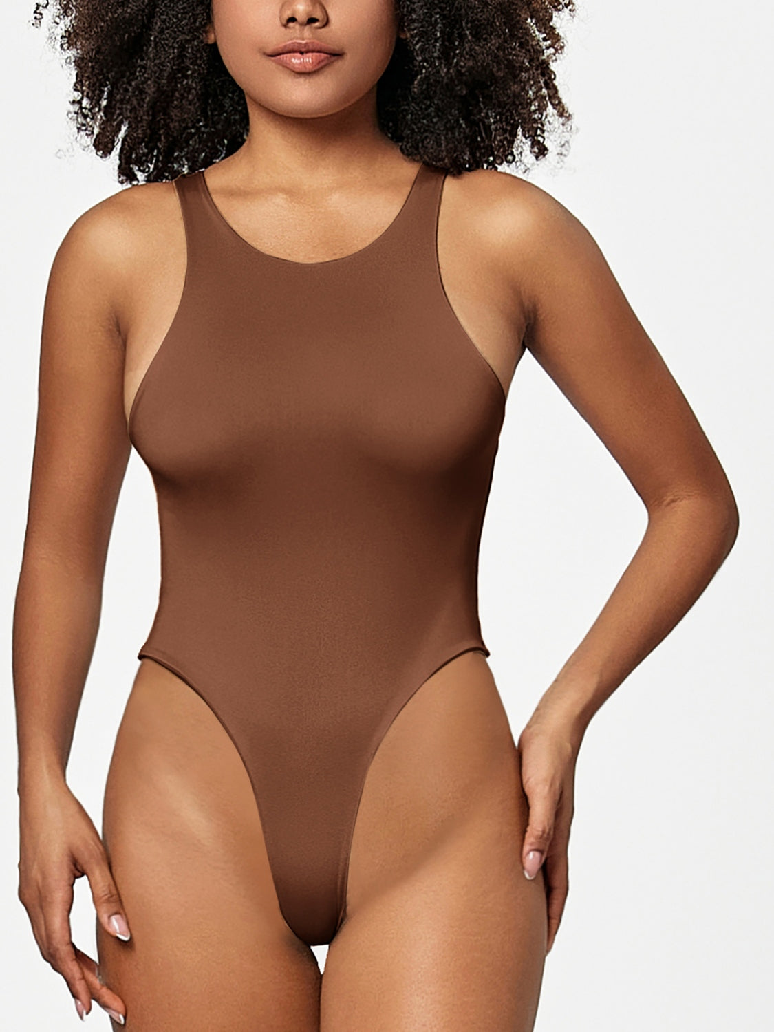 Valenzora | Full size round-width strappy bodysuit