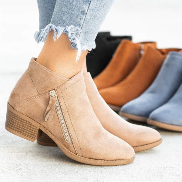 Zelina™ Elegant low-heel boots