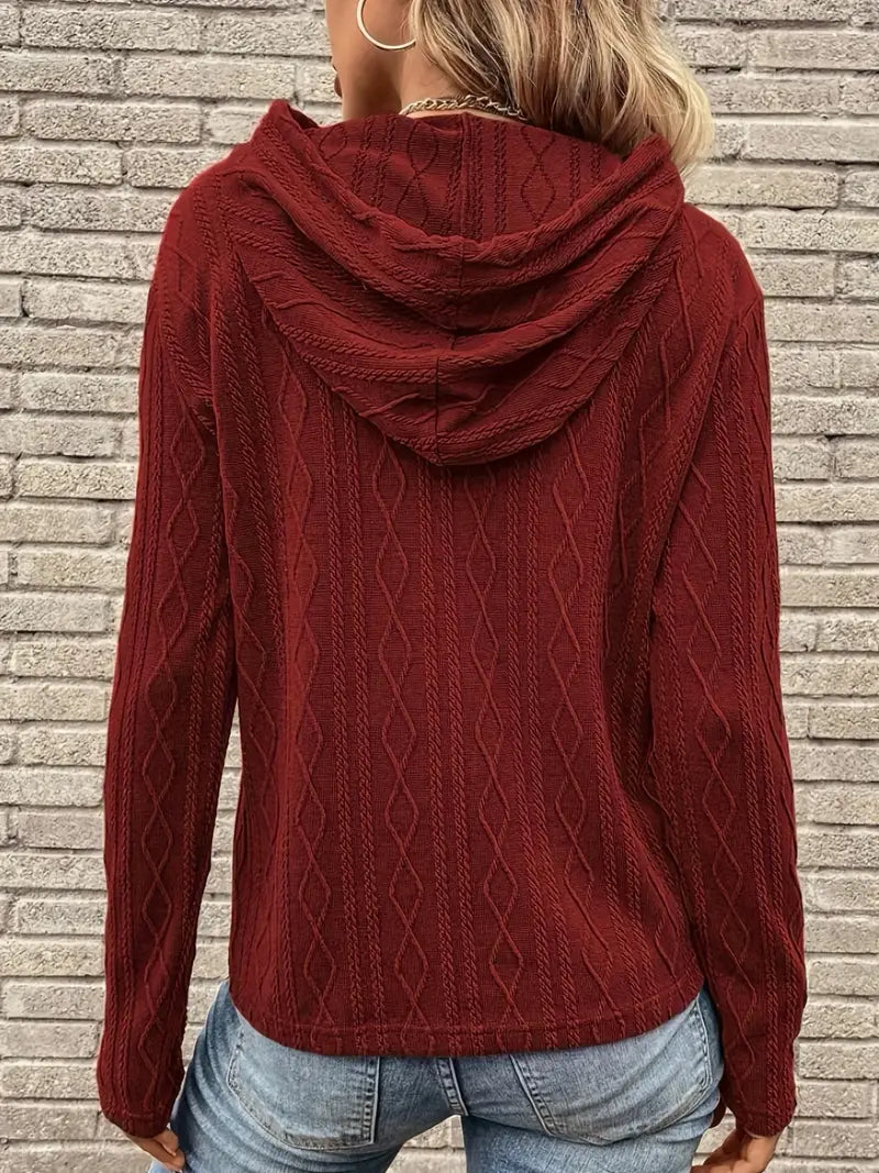 Hoodie with drawstring