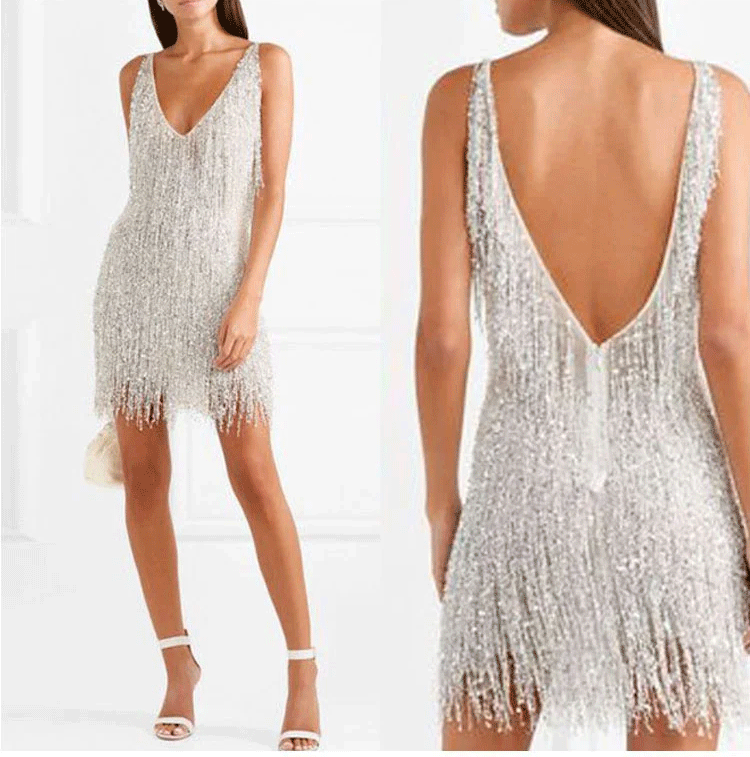 Valenzora | Slipdress mit V-Ausschnitt