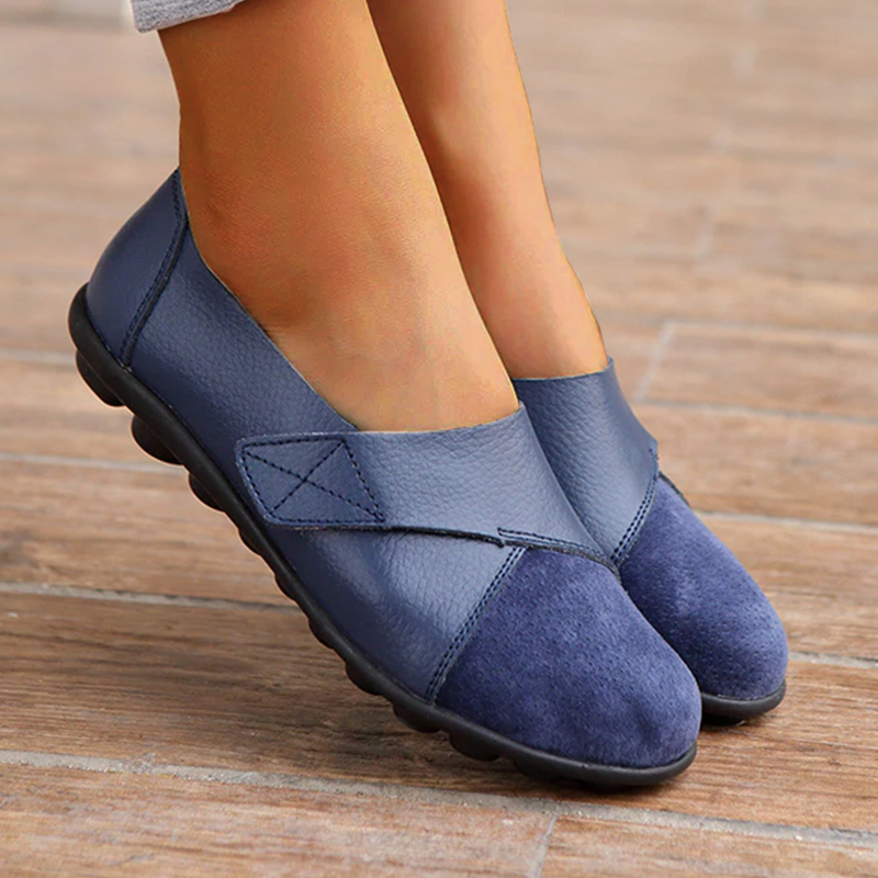 Valenzora | Orthopedic Leather Slip-On Loafers for Women