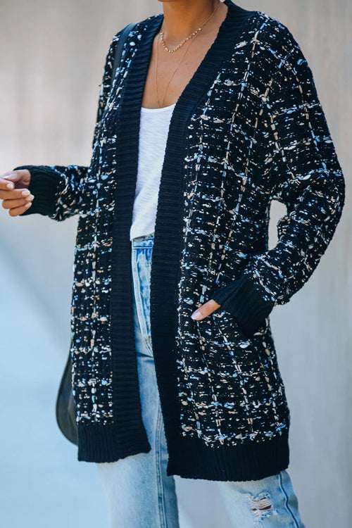 Elegant and casual winter cardigan