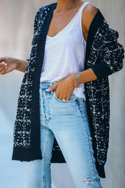 Eleganter und legerer Winter-Cardigan