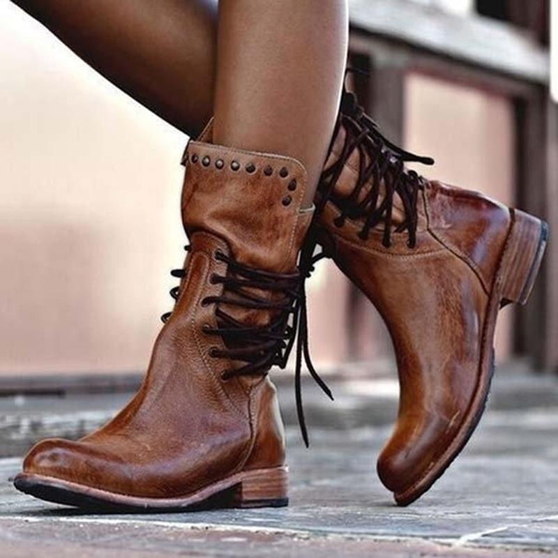 Valenzora | Elegante Lederstiefel für Damen