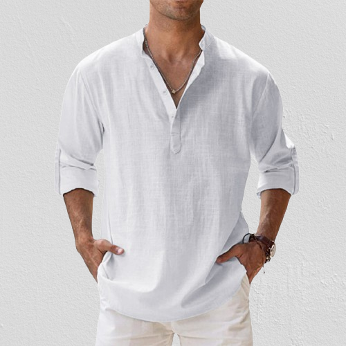 Valenzora | Linen Shirt with Long Sleeves