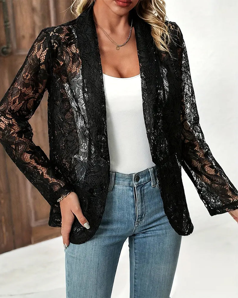Valenzora | Elegant blazer with lace