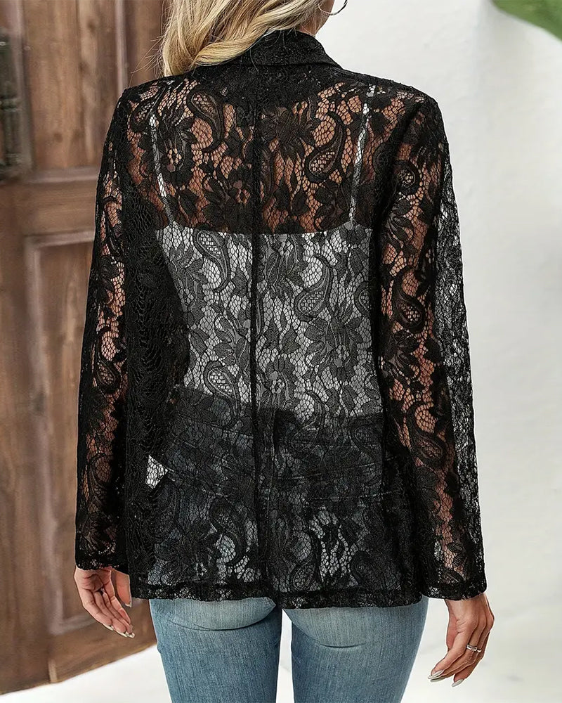 Valenzora | Elegant blazer with lace