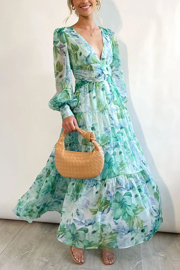 Valenzora | Floral Wrap Dress for Women