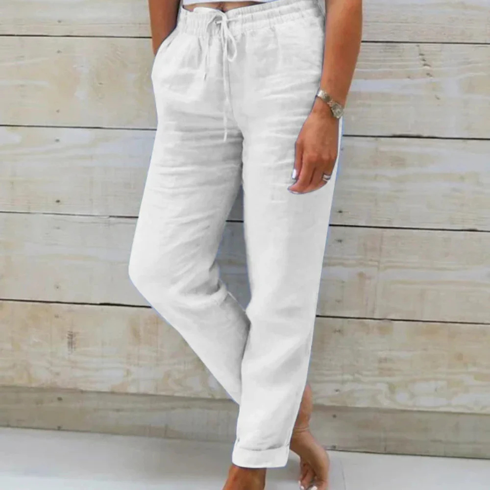 Valenzora | Lightweight linen summer trousers