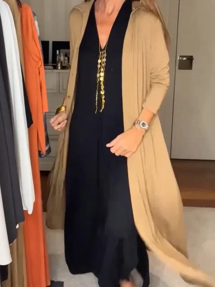 Valenzora | Casual solid color cardigan