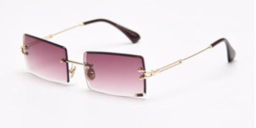 Valenzora | Trendige rechteckige Sonnenbrille im Retro-Stil