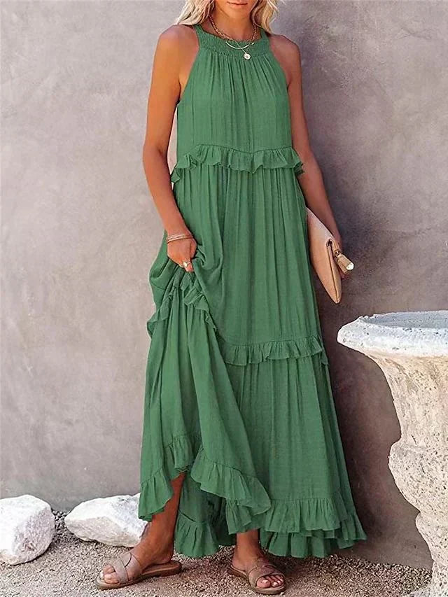 Valenzora | Beach dresses with ruffles