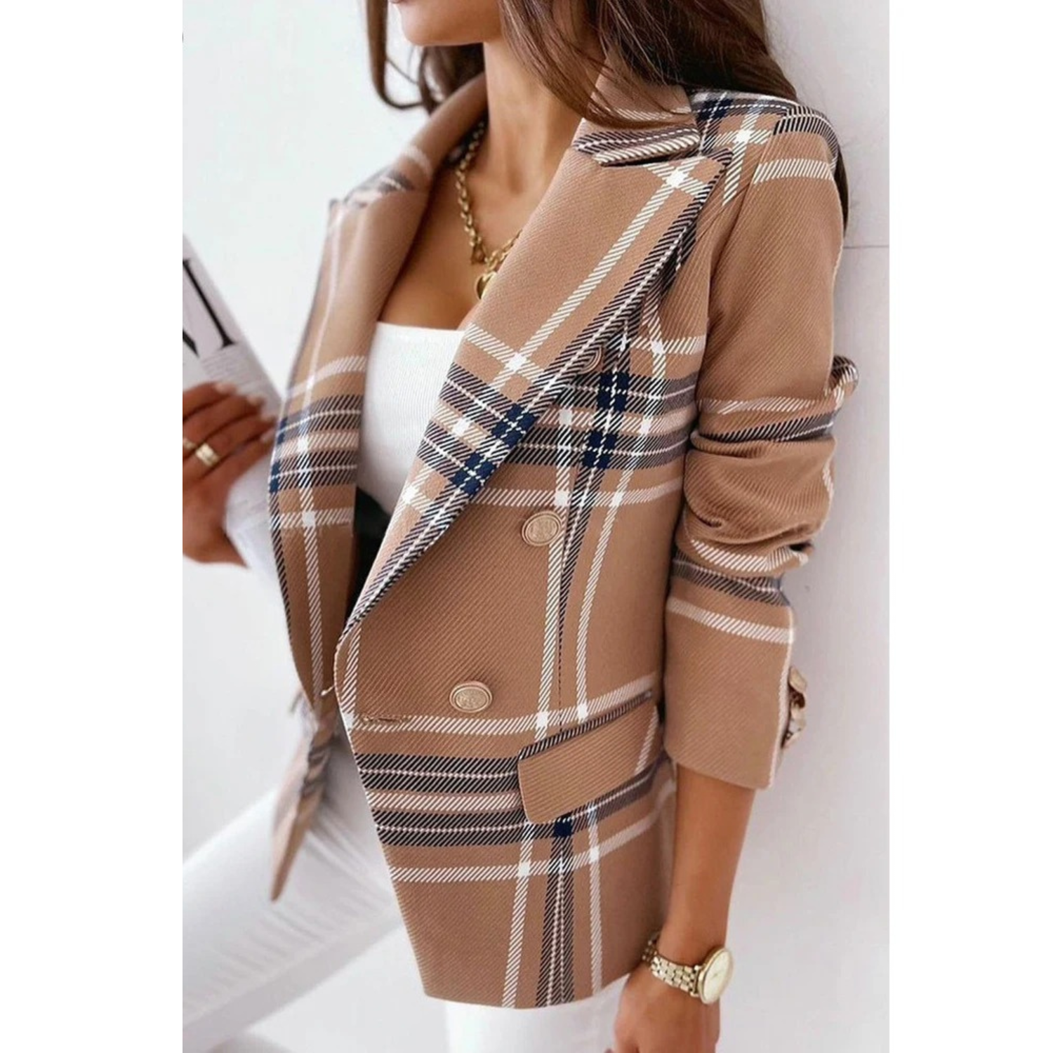 Valenzora – Damen-Blazer mit Reverskragen